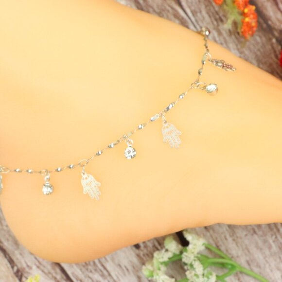 "Dainty Anklet for Women – Elegant Everyday Jewelry & Perfect Gift | MLCRC1289 - Picture 1 of 10